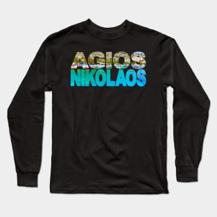 AGIOS NIKOLAOS - Zakynthos Greece Long Sleeve T-Shirt